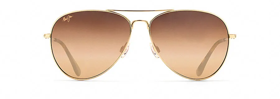 Maui Jim Mavericks Sunglasses in Gold with HCL Bronze Lens