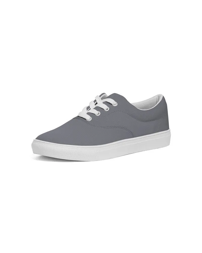 Medium Dark Blue Gray Men's Canvas Sneakers | Men's | Medium Dark Pale Blue Gray | C10M10Y0K60