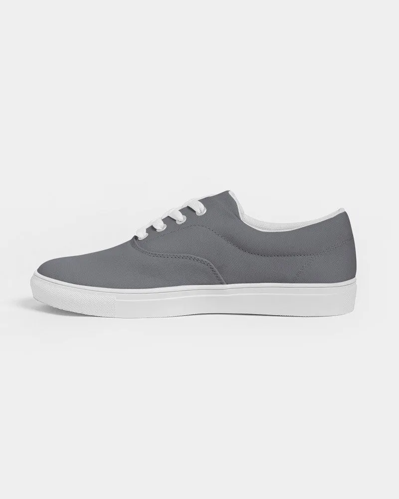 Medium Dark Blue Gray Men's Canvas Sneakers | Men's | Medium Dark Pale Blue Gray | C10M10Y0K60