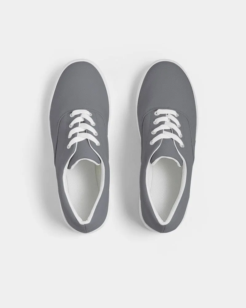 Medium Dark Blue Gray Men's Canvas Sneakers | Men's | Medium Dark Pale Blue Gray | C10M10Y0K60