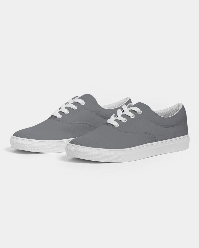 Medium Dark Blue Gray Men's Canvas Sneakers | Men's | Medium Dark Pale Blue Gray | C10M10Y0K60