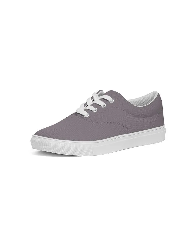 Medium Dark Magenta Gray Women's Canvas Sneakers | Women's | Medium Dark Pale Magenta Gray | C0M10Y0K60