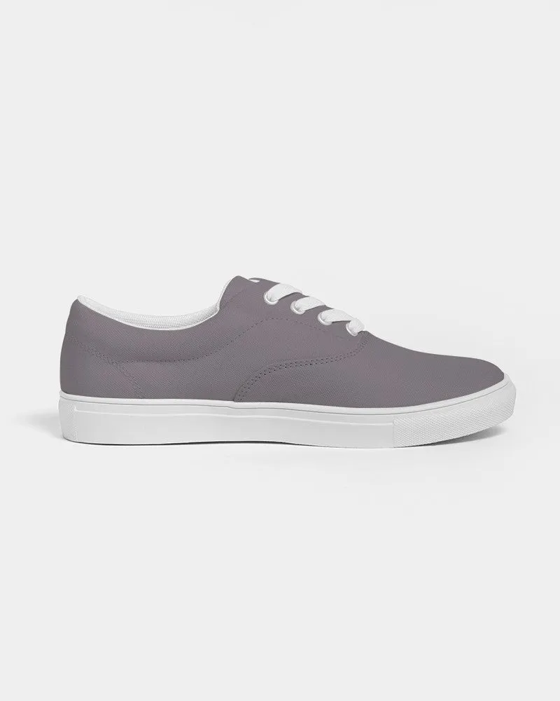 Medium Dark Magenta Gray Women's Canvas Sneakers | Women's | Medium Dark Pale Magenta Gray | C0M10Y0K60