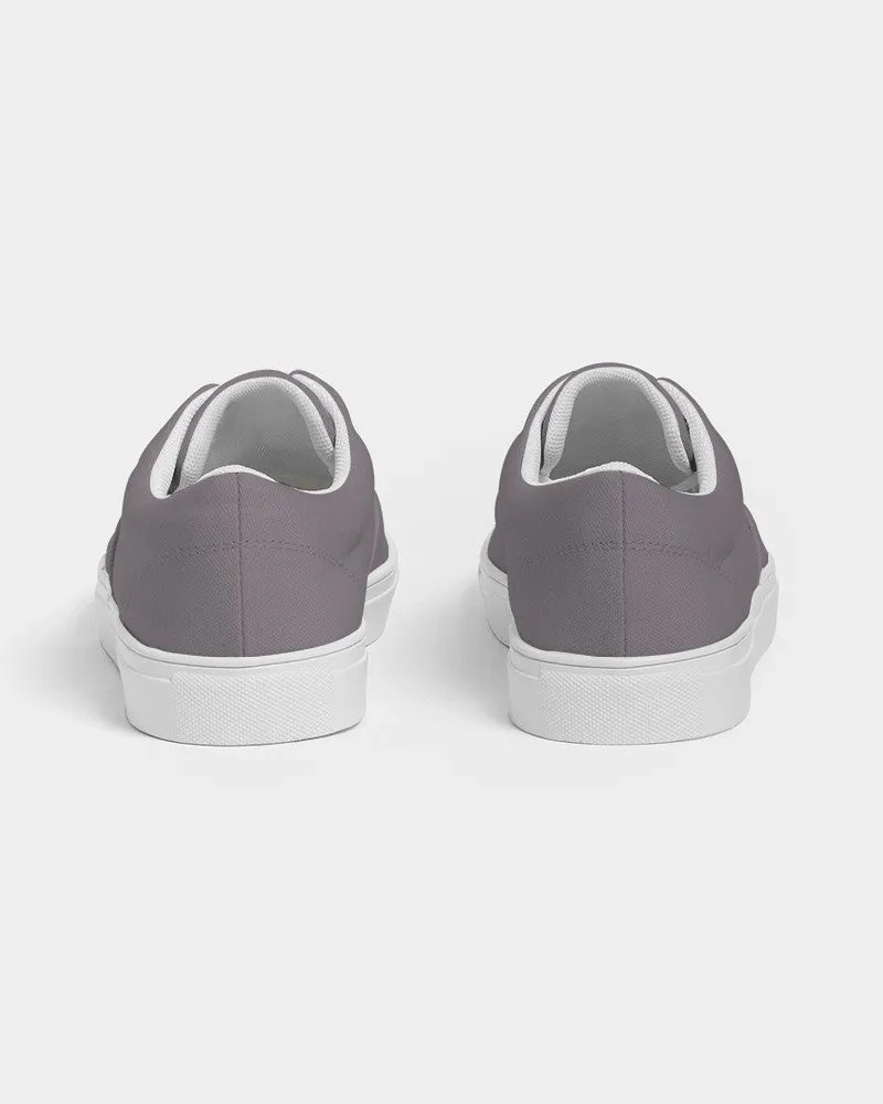 Medium Dark Magenta Gray Women's Canvas Sneakers | Women's | Medium Dark Pale Magenta Gray | C0M10Y0K60