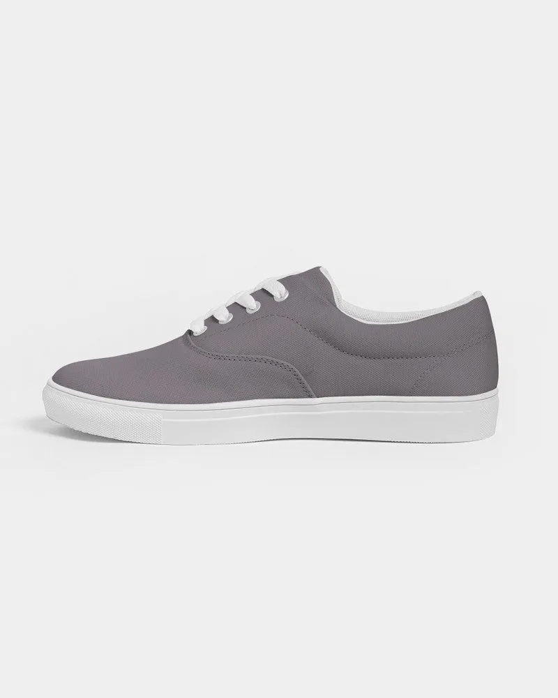 Medium Dark Magenta Gray Women's Canvas Sneakers | Women's | Medium Dark Pale Magenta Gray | C0M10Y0K60