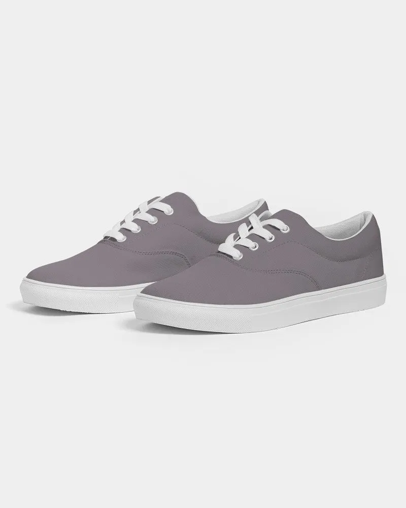 Medium Dark Magenta Gray Women's Canvas Sneakers | Women's | Medium Dark Pale Magenta Gray | C0M10Y0K60