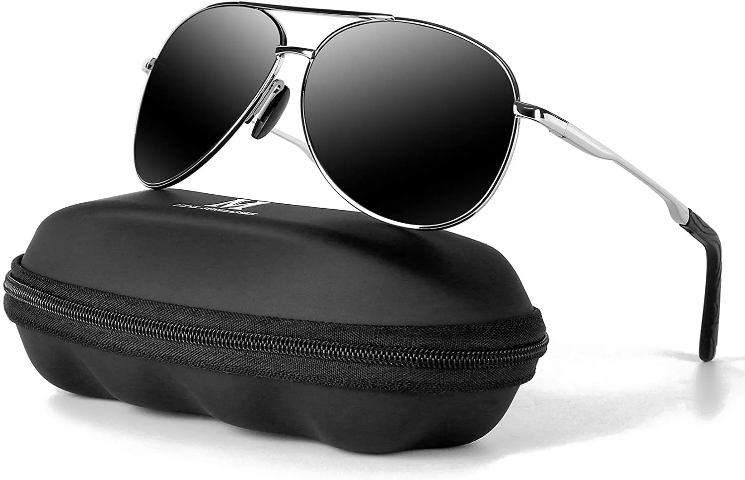 Men's Aviator Sunglasses - Polarized - UV Protection & Lightweight