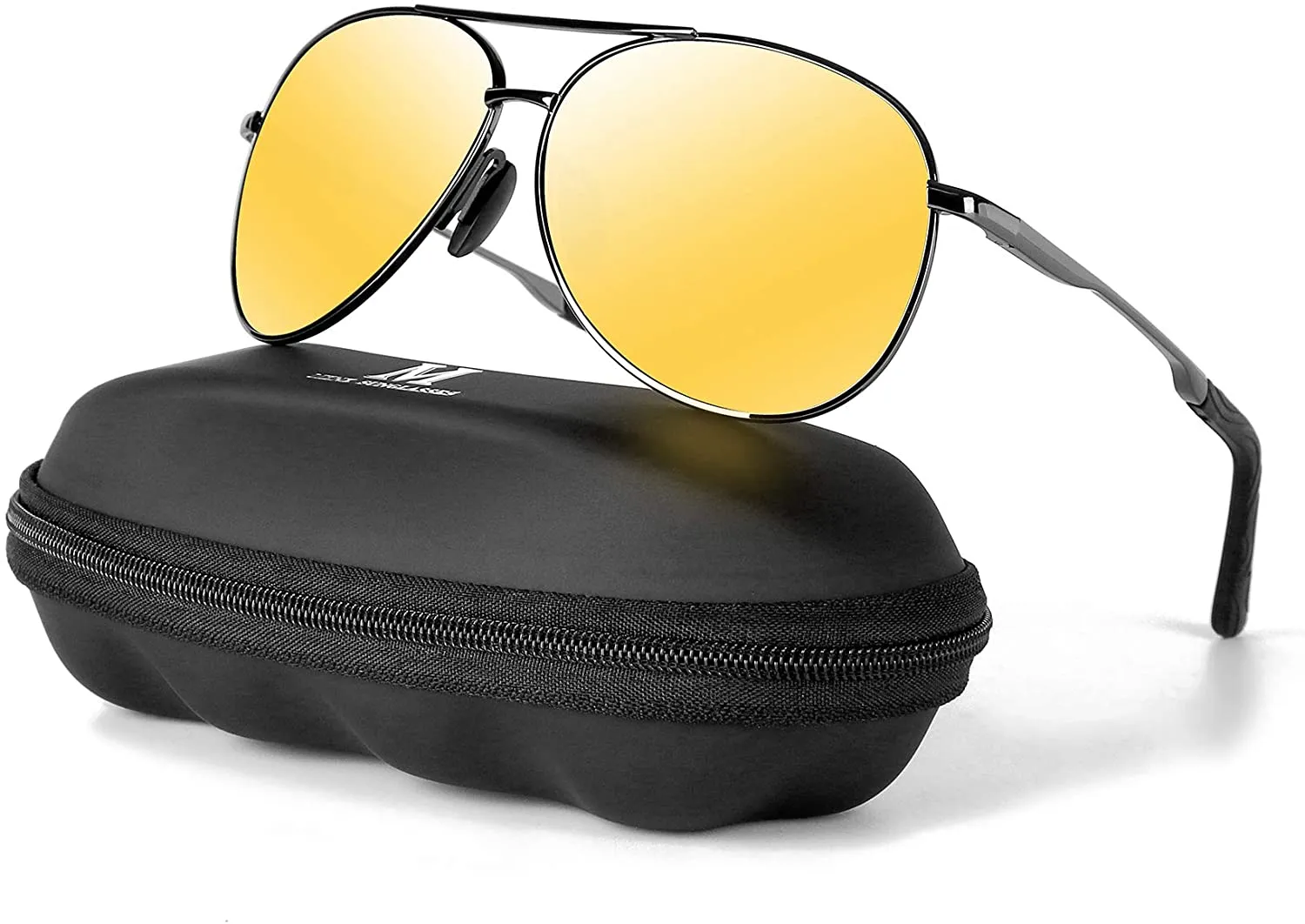 Men's Aviator Sunglasses - Polarized - UV Protection & Lightweight