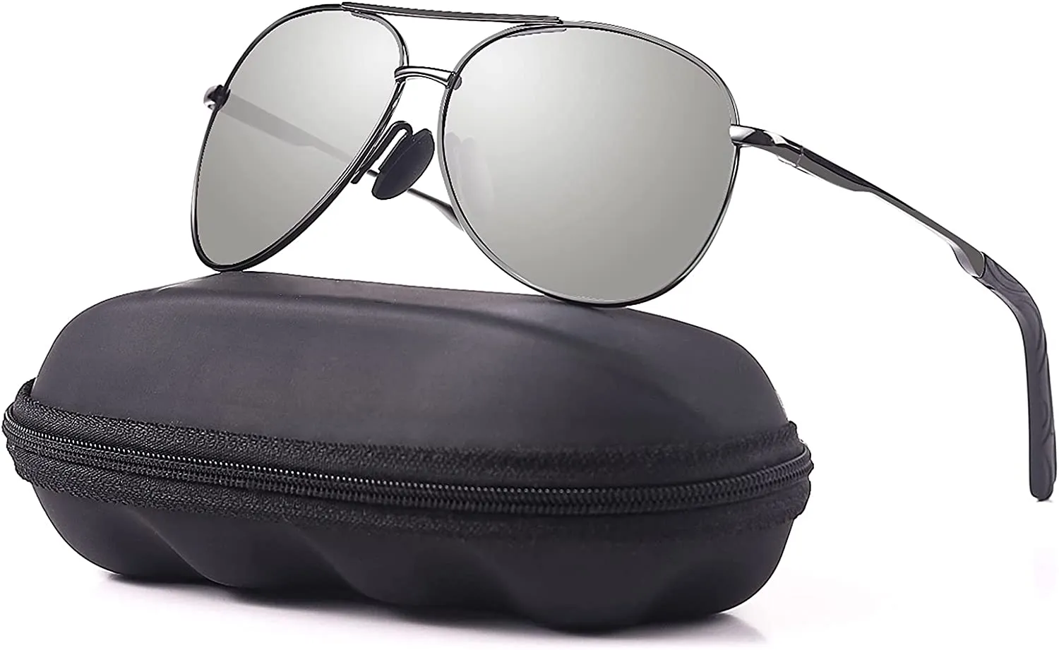 Men's Aviator Sunglasses - Polarized - UV Protection & Lightweight