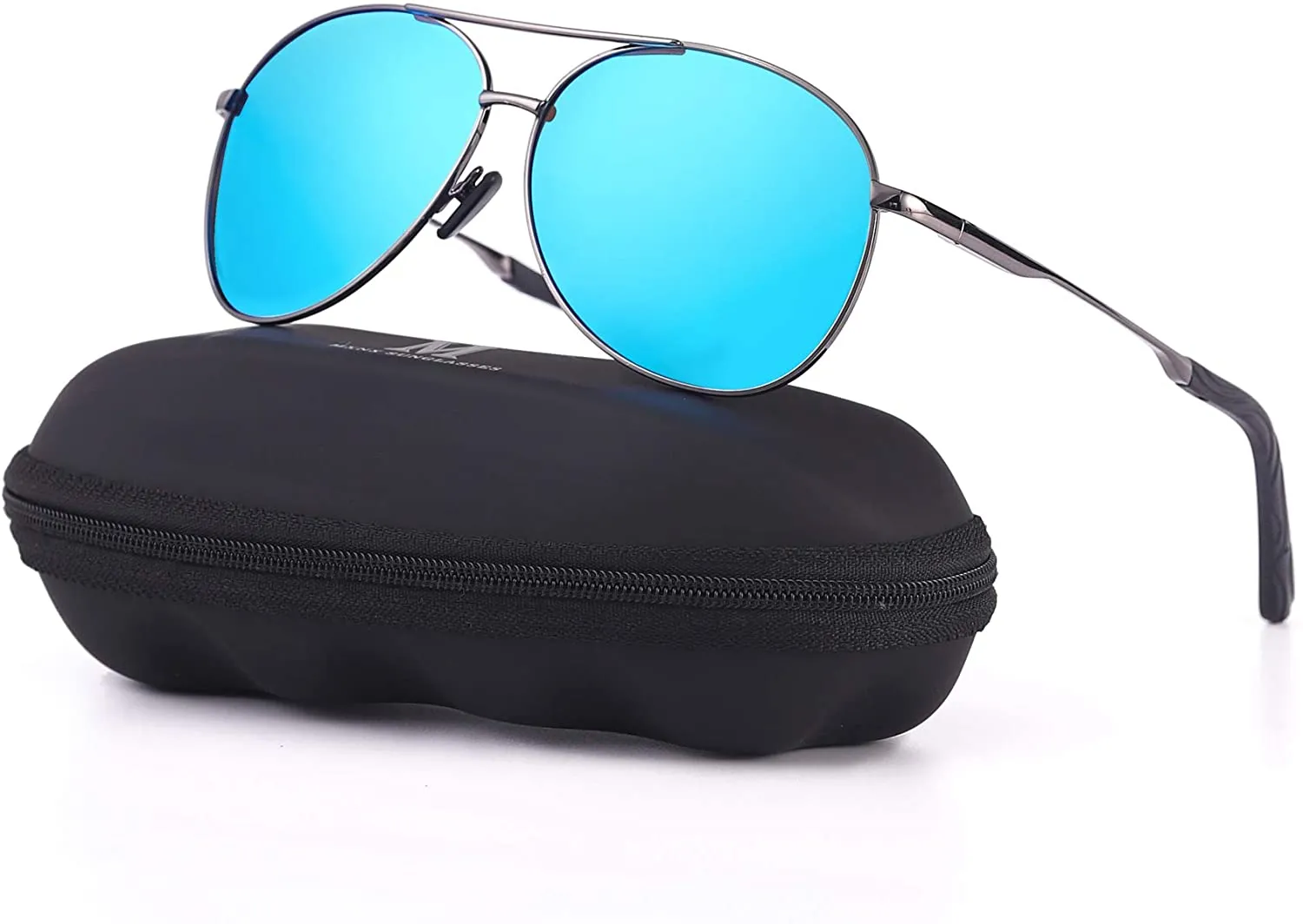 Men's Aviator Sunglasses - Polarized - UV Protection & Lightweight