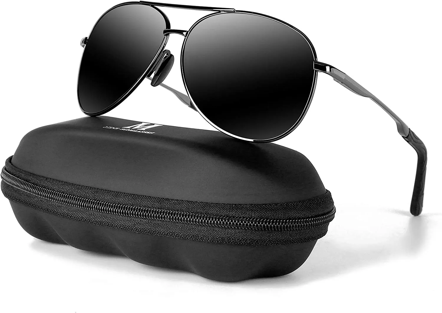 Men's Aviator Sunglasses - Polarized - UV Protection & Lightweight