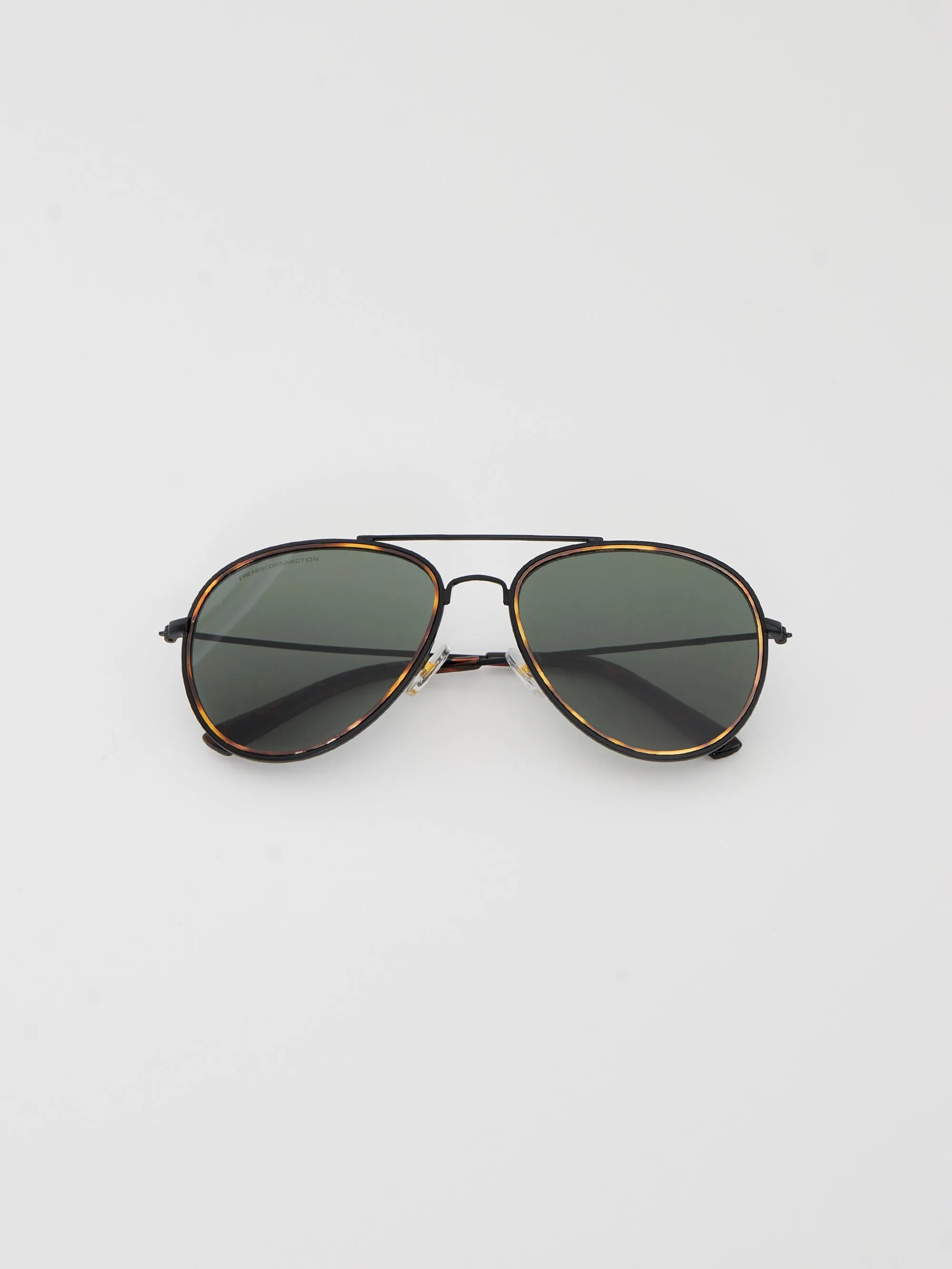 Metal D-Frame Rim Detailed Sunglasses