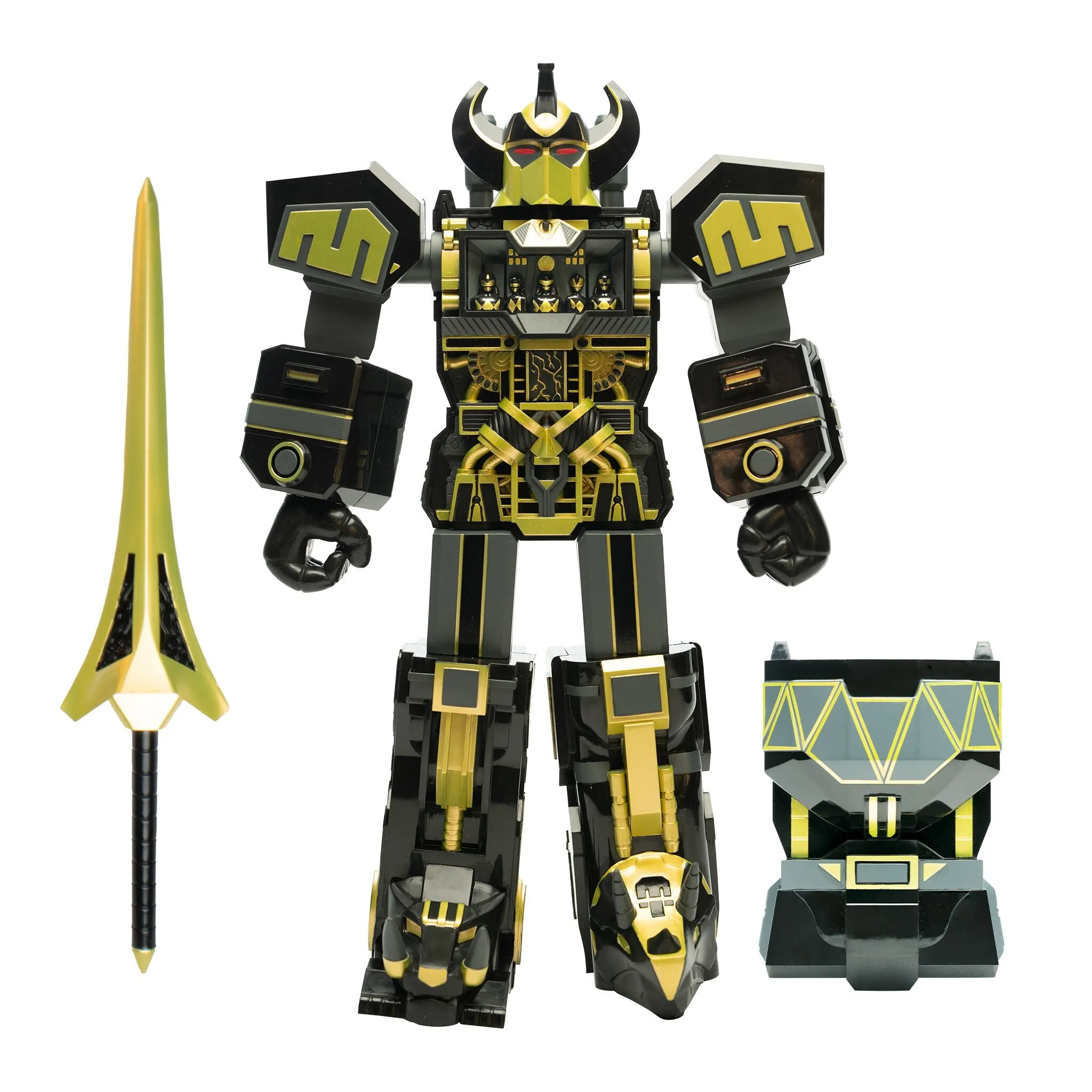 Mighty Morphin Power Rangers Super Cyborg - Megazord (Black / Gold)