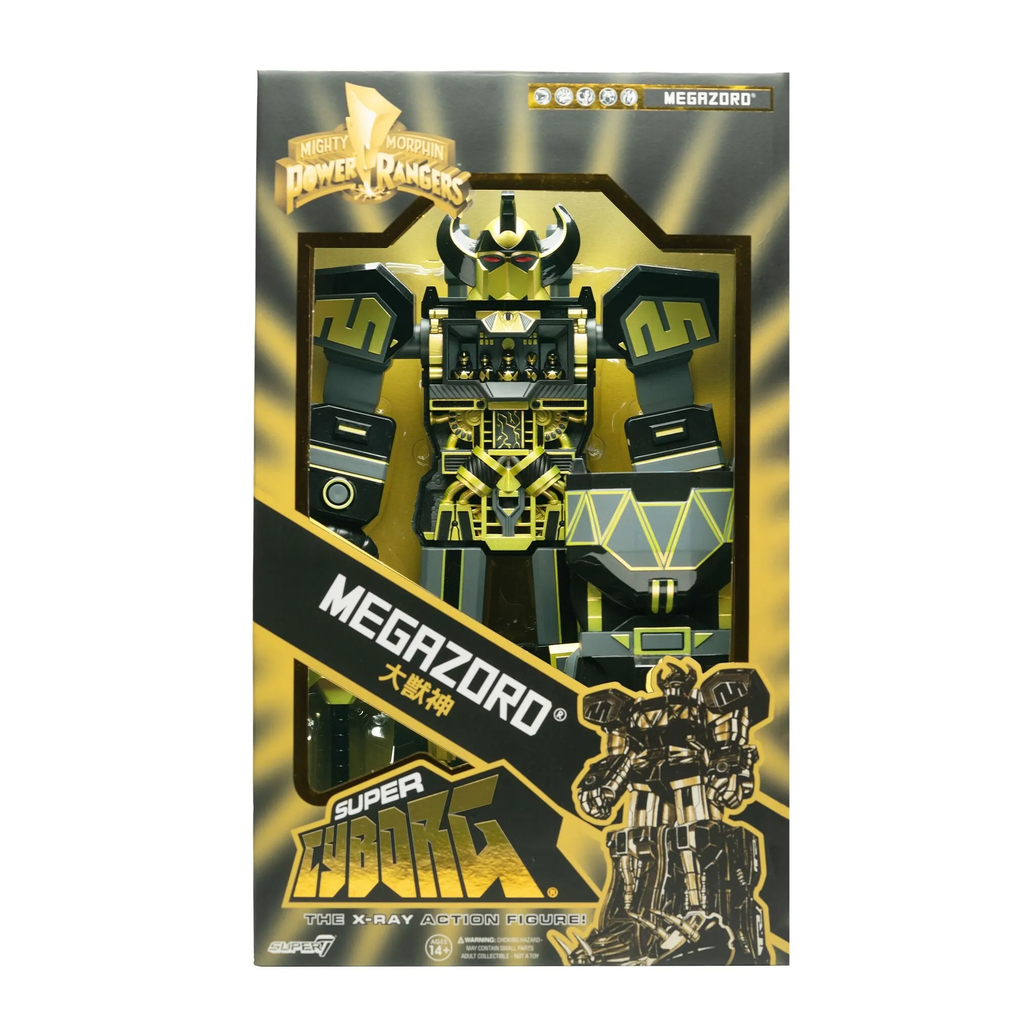 Mighty Morphin Power Rangers Super Cyborg - Megazord (Black / Gold)