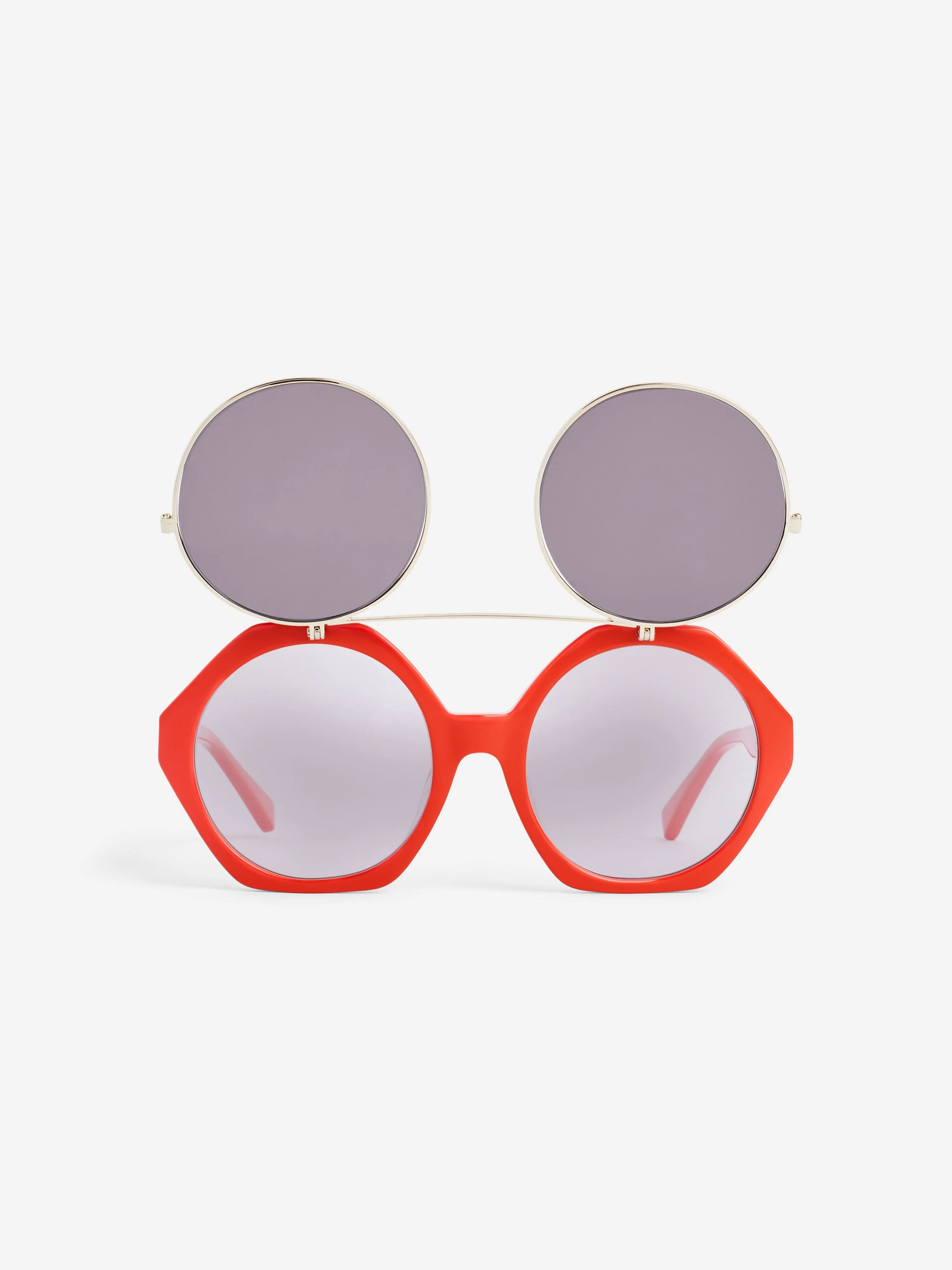 Mini Rodini Kids Flip Up Sunglasses in Red