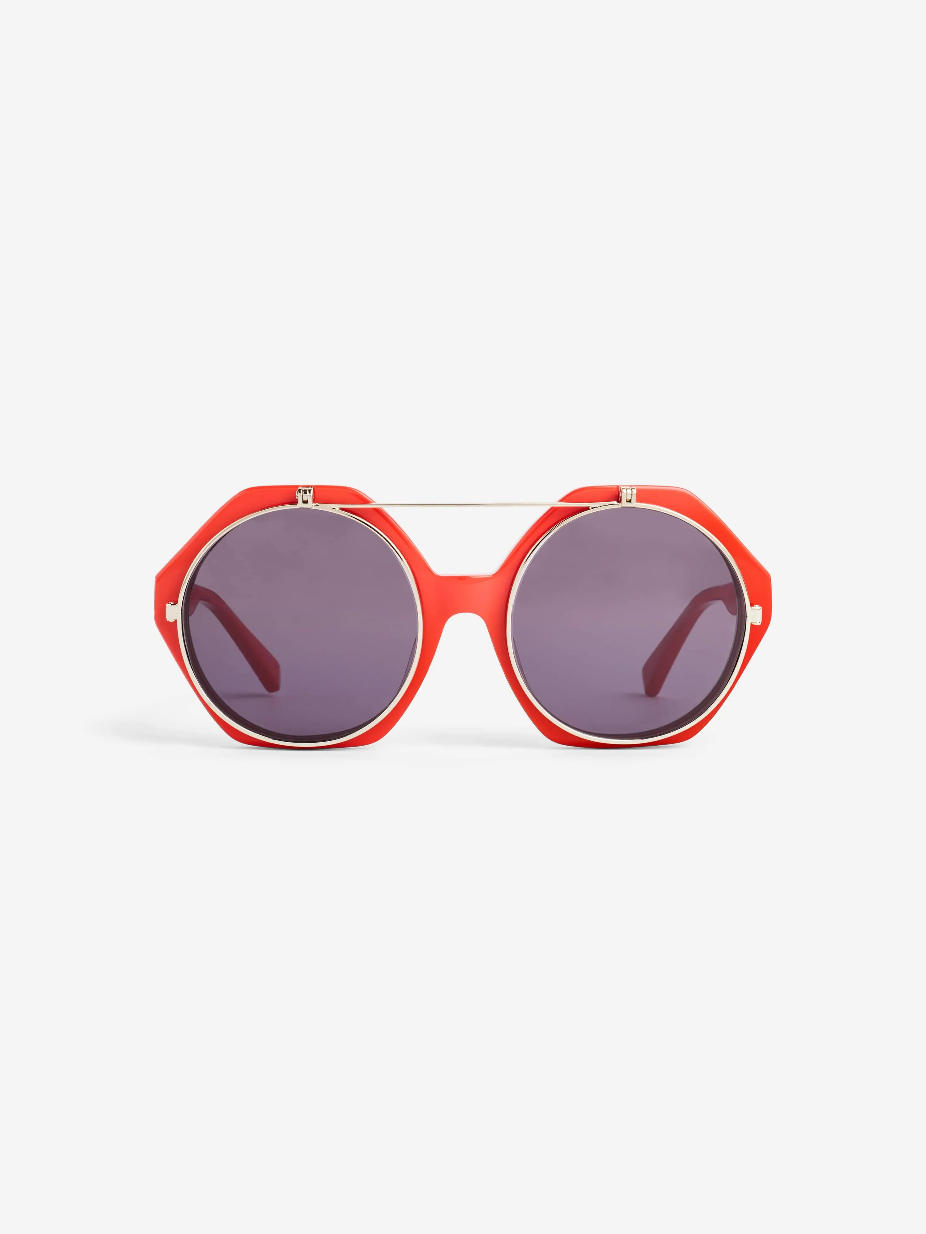 Mini Rodini Kids Flip Up Sunglasses in Red