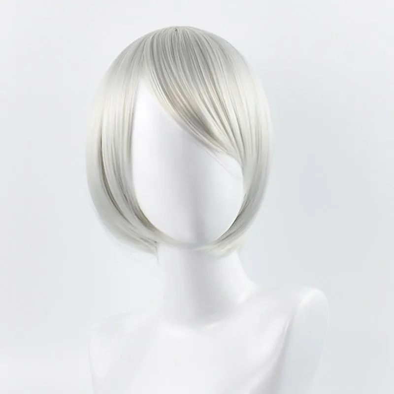 Neil Mechanical Epoch 2B Silver White Wig