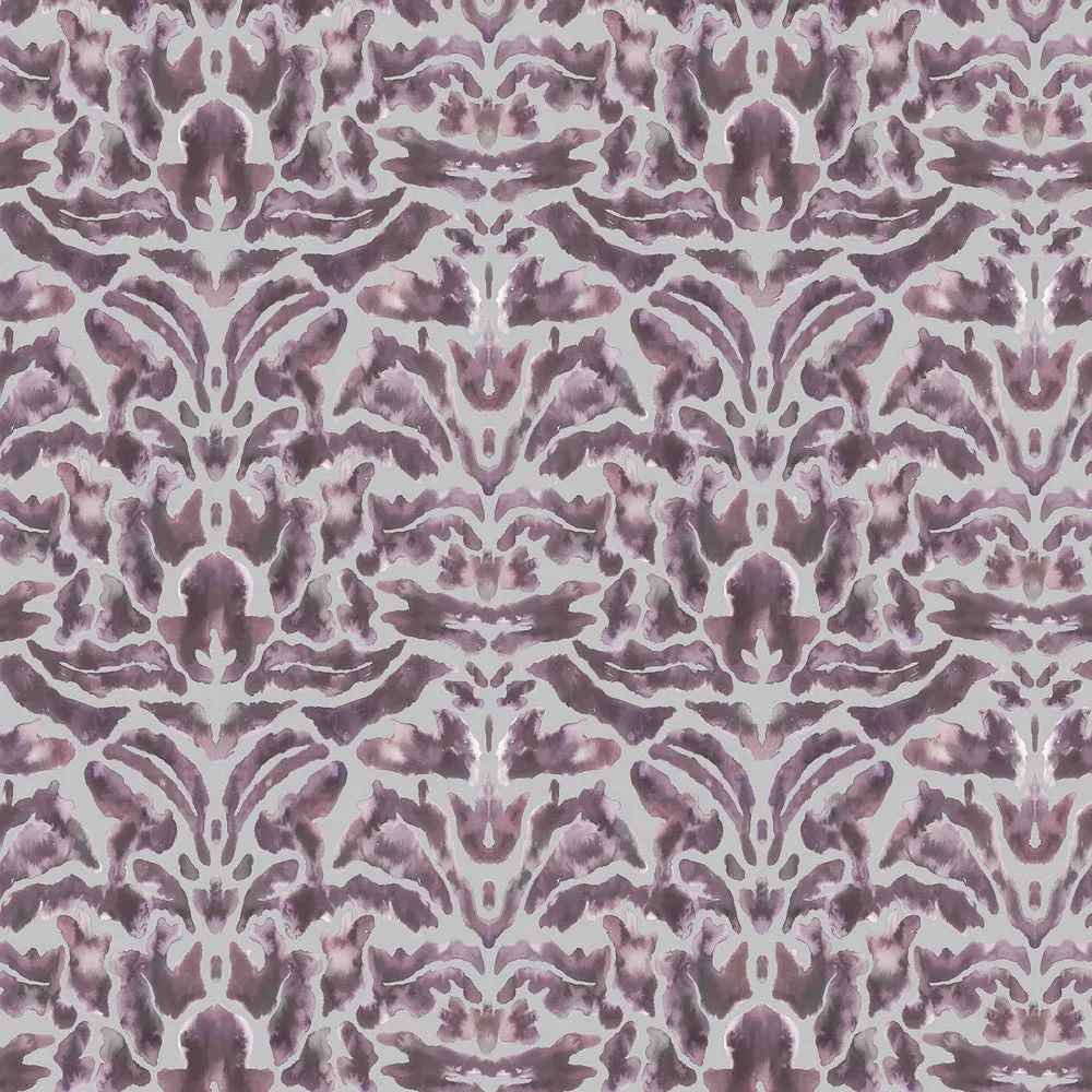 Nikko Printed Velvet Fabric (By The Metre) Tourmaline