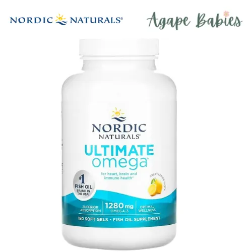 Nordic Naturals Ultimate Omega 1280 mg - Lemon, 180 sgls.