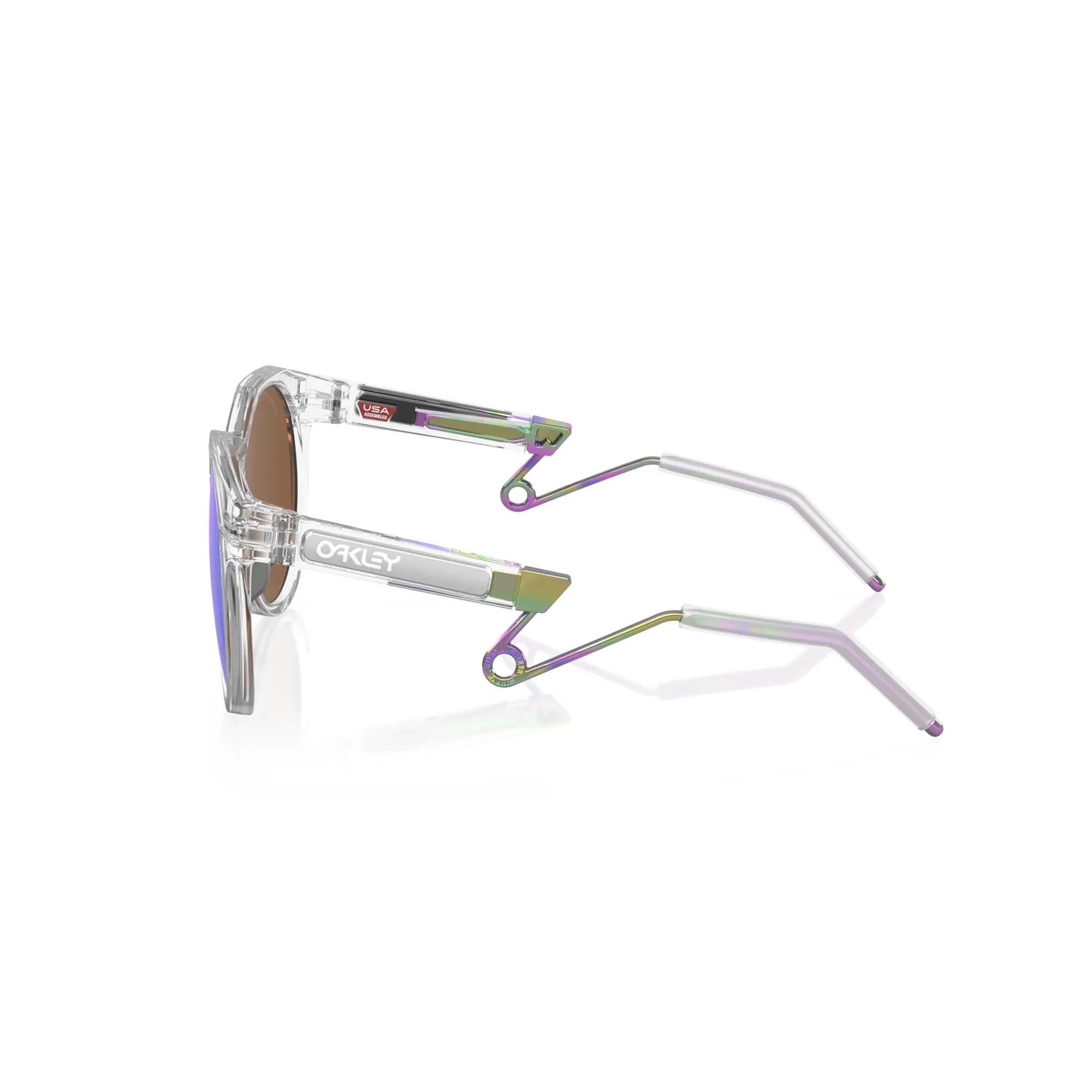 Oakley HSTN Metal Matte Clear Prizm Violet Sunglass