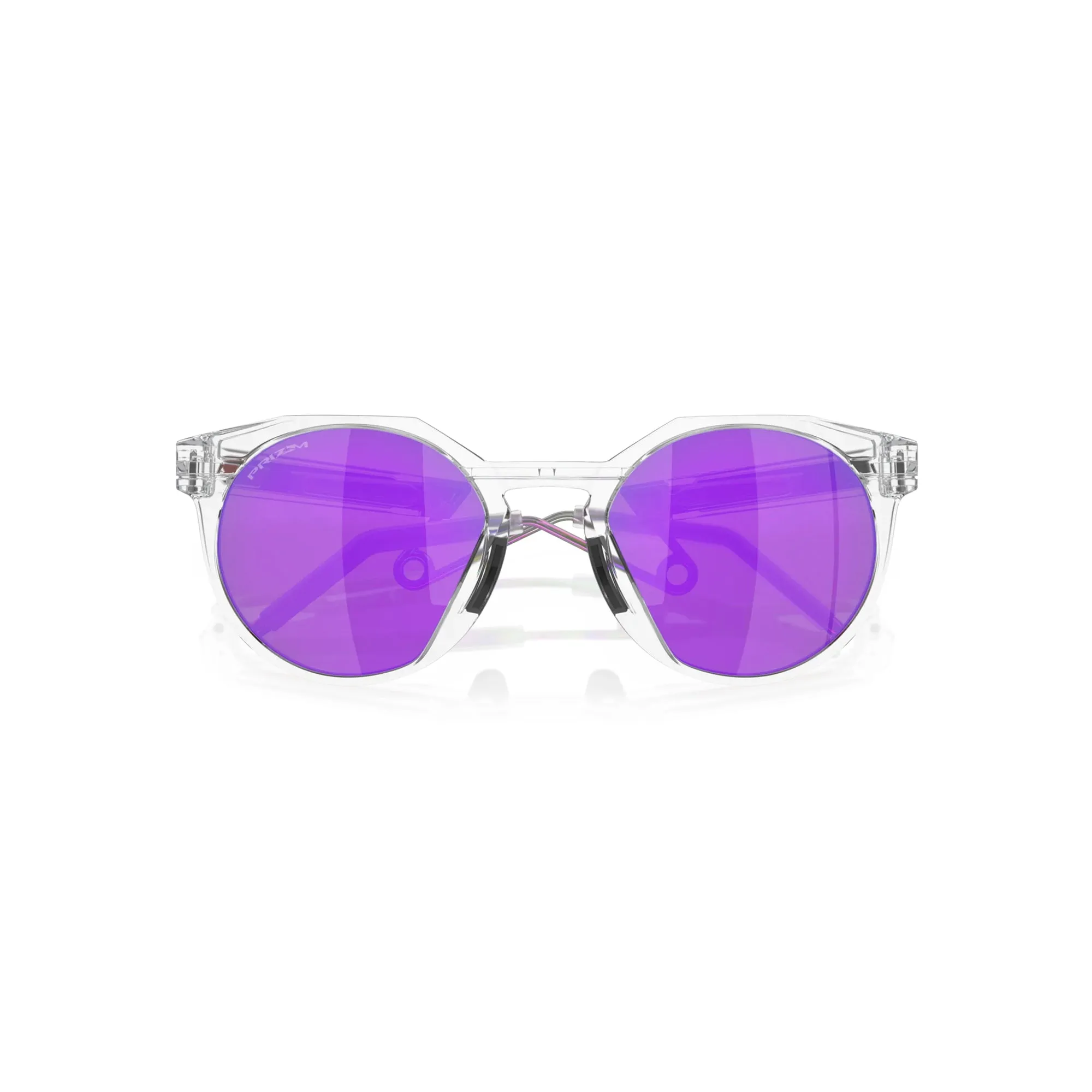 Oakley HSTN Metal Matte Clear Prizm Violet Sunglass