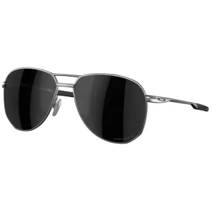 Oakley OO6050-0357 Men's OO6050 Contrail TI Aviator Sunglasses, Satin Chrome Prizm Black