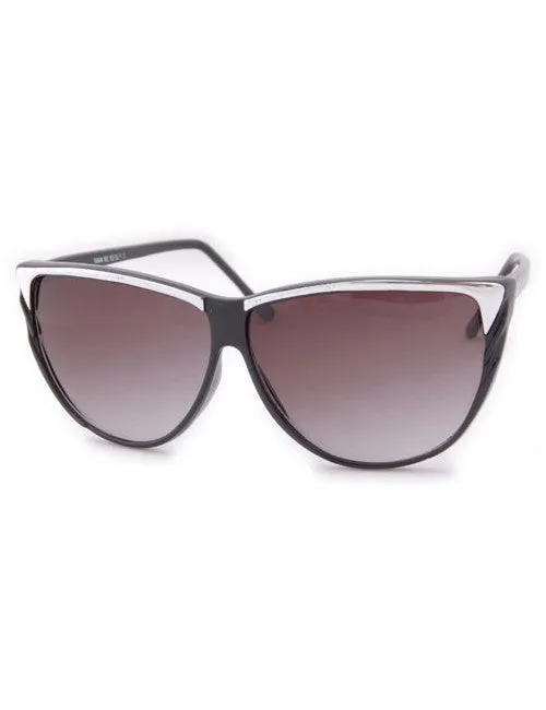 ORLEANS Silver Cat-Eye Sunglasses