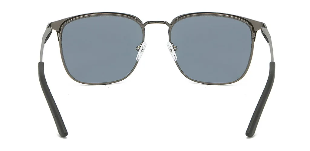 Oxford Square Metal Frame Sunglasses