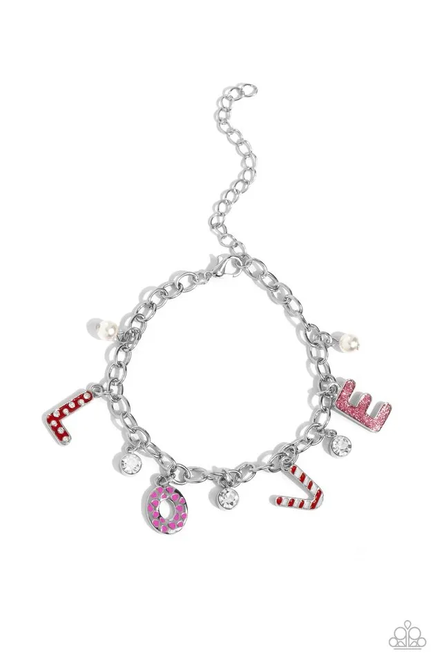 Paparazzi Bracelet ~ Lovestruck Leisure - Pink