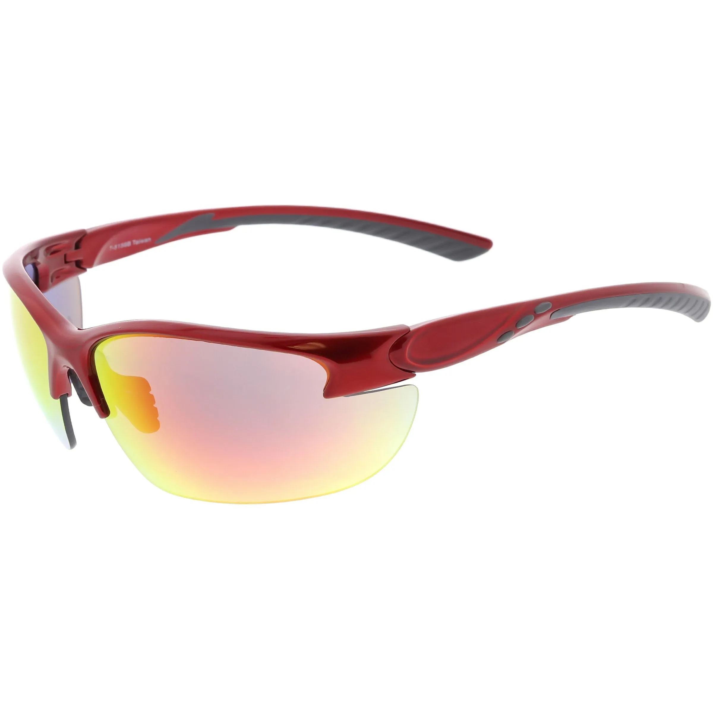 Performance Competition Half Frame Wrap Around Sports Sunglasses C800