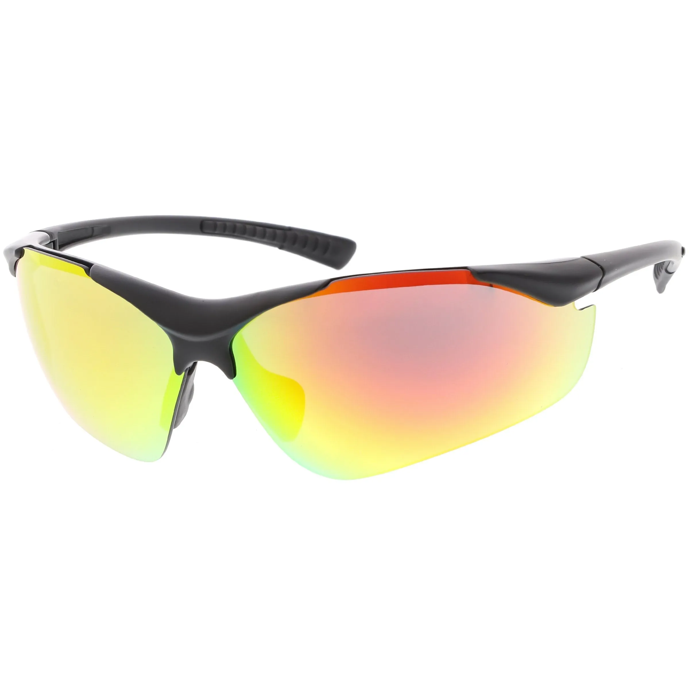 Performance TR-90 Sports Shield Mirrored Lens Sunglasses C797