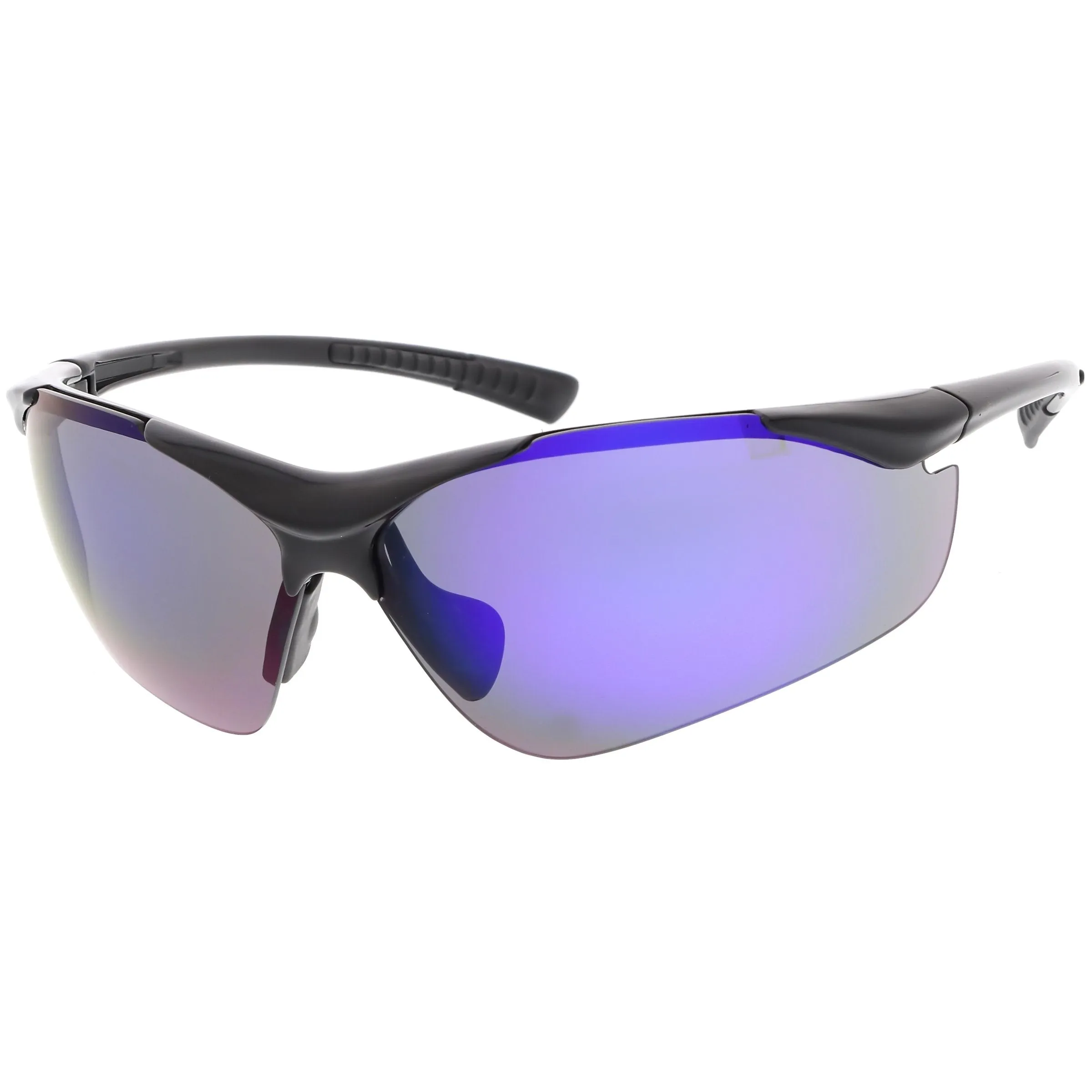 Performance TR-90 Sports Shield Mirrored Lens Sunglasses C797