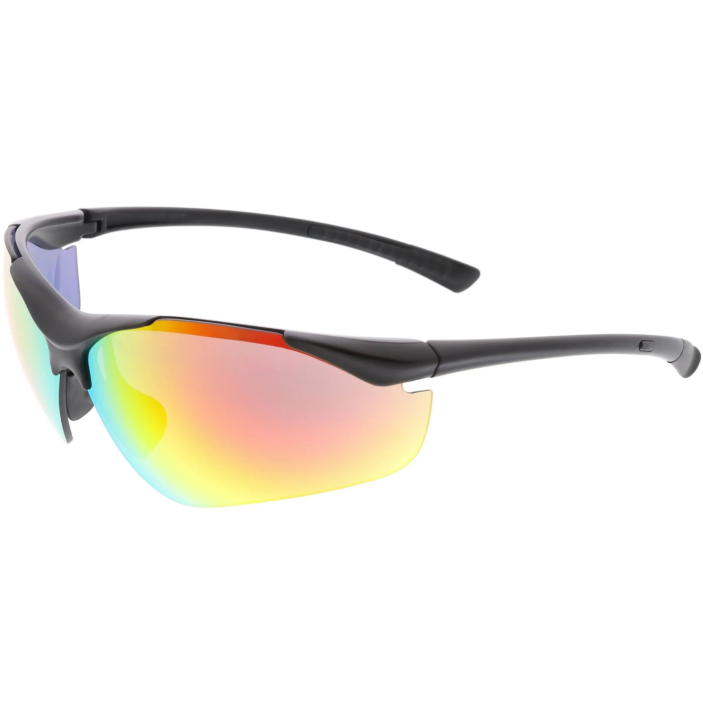 Performance TR-90 Sports Shield Mirrored Lens Sunglasses C797