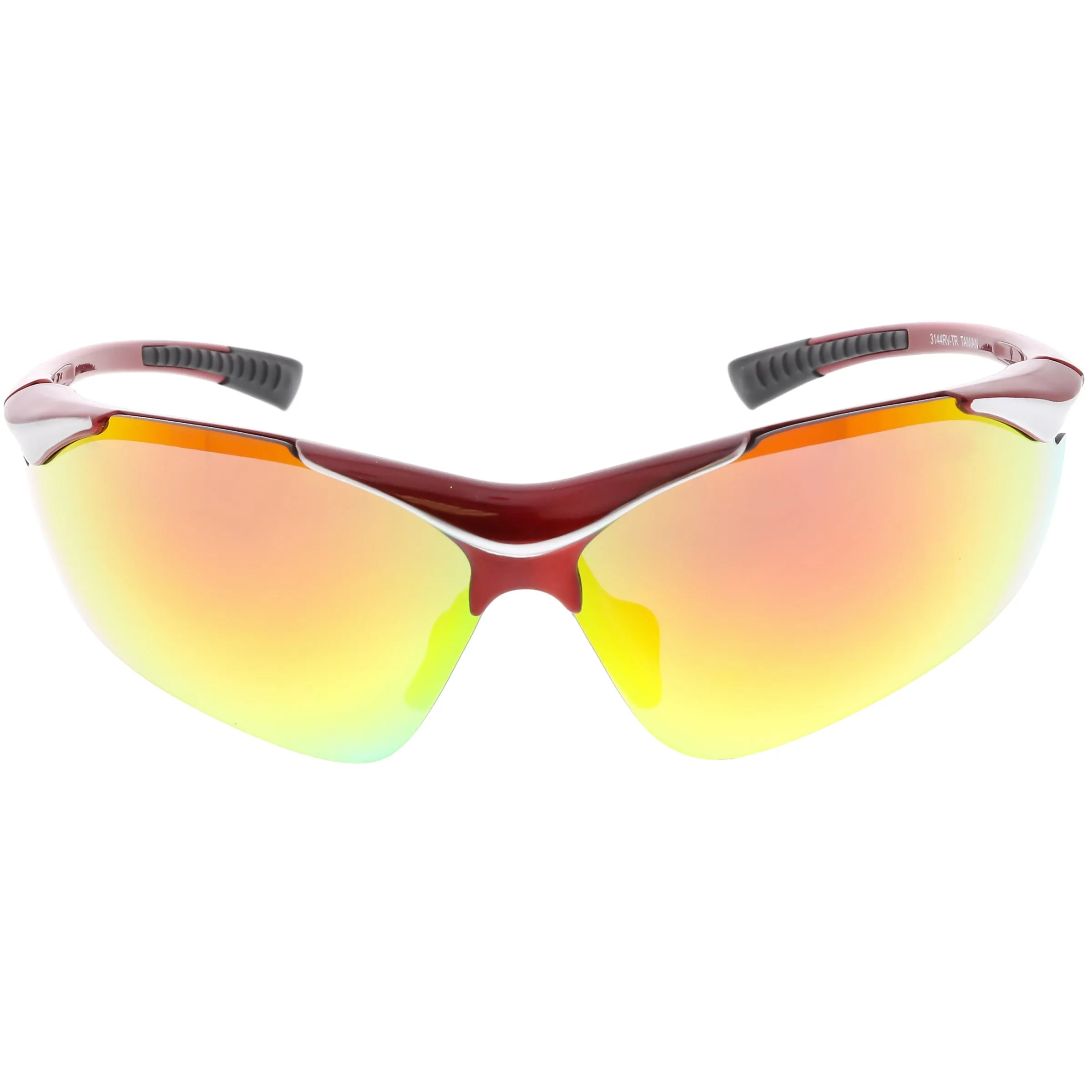 Performance TR-90 Sports Shield Mirrored Lens Sunglasses C797