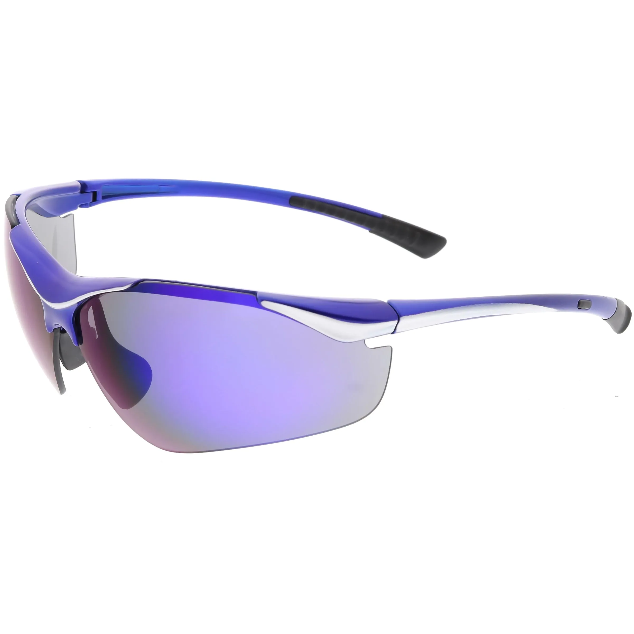 Performance TR-90 Sports Shield Mirrored Lens Sunglasses C797