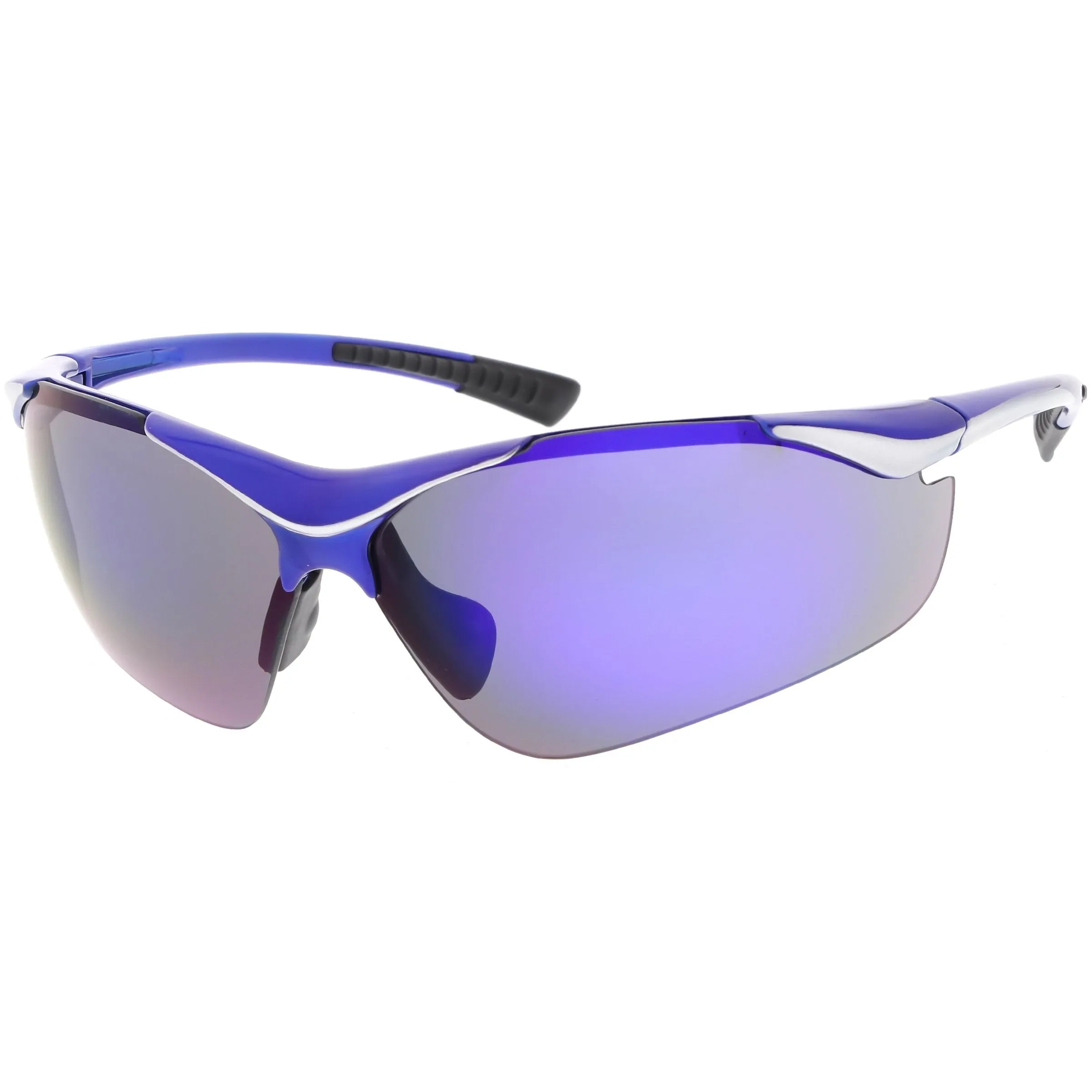 Performance TR-90 Sports Shield Mirrored Lens Sunglasses C797