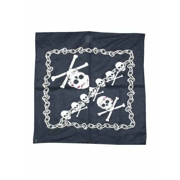 Pirate Bandannas With Skull And Crossbones Design