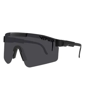 Pit Viper Polarized Sunglasses - C08 Black/Black Print