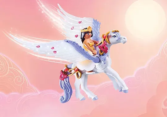 Playmobil Pegasus With Rainbow In The Clouds #71361