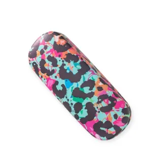 Poptown Hard Glasses Case - Bright Leopard