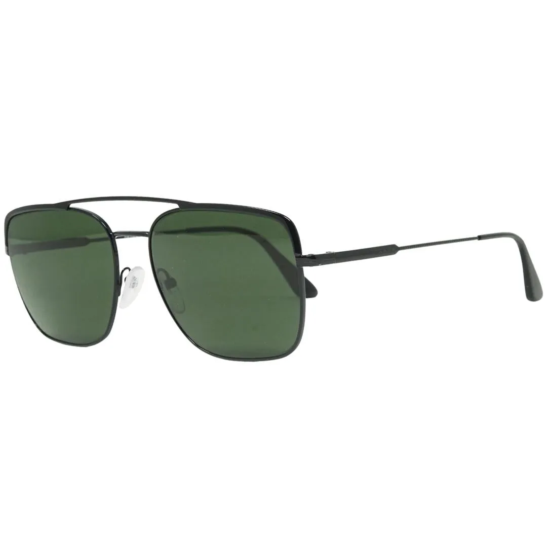 Prada Green Lens Black Sunglasses