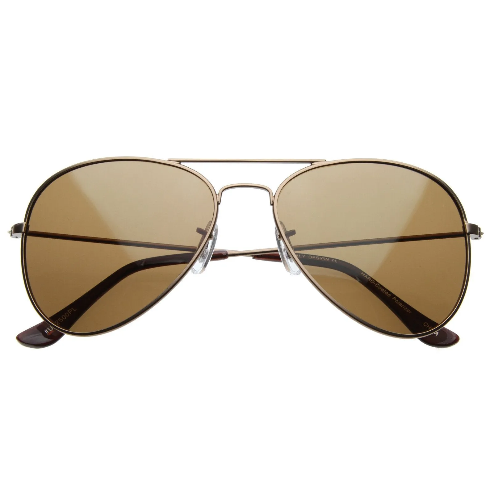 Premium Classic Polarized Lens Metal Aviator Sunglasses 6010