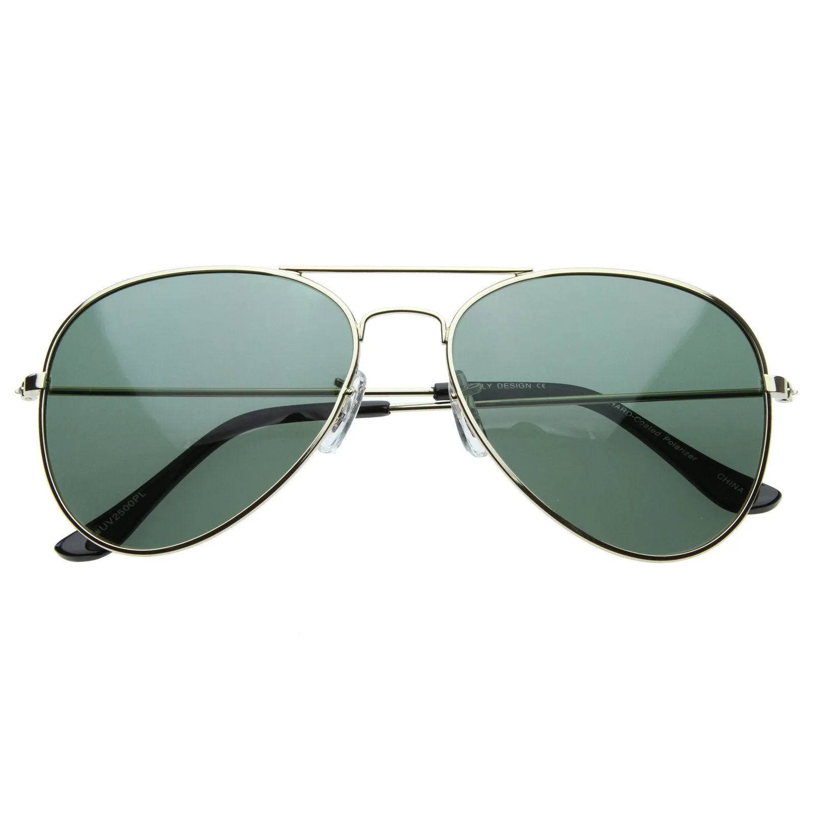 Premium Classic Polarized Lens Metal Aviator Sunglasses 6010