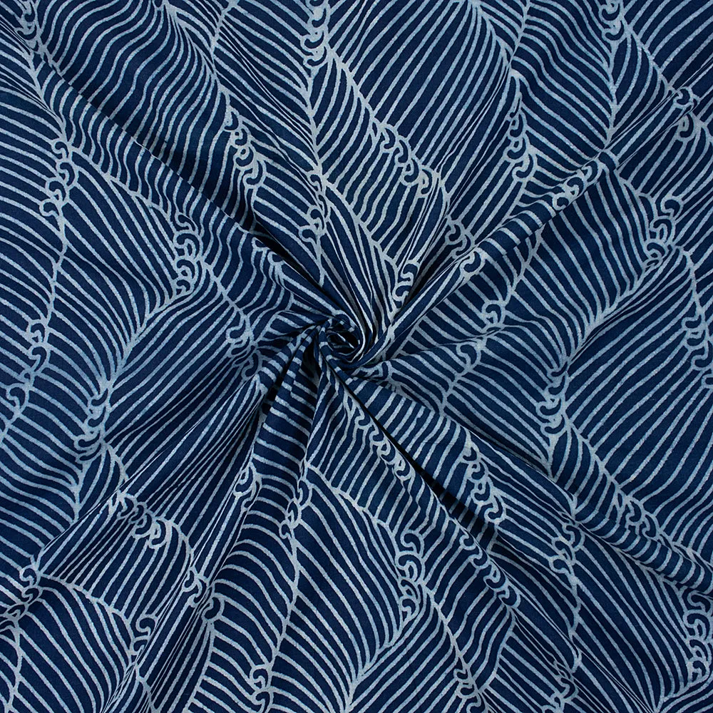 Premium Handmade Indigo Print Soft Cotton Fabric