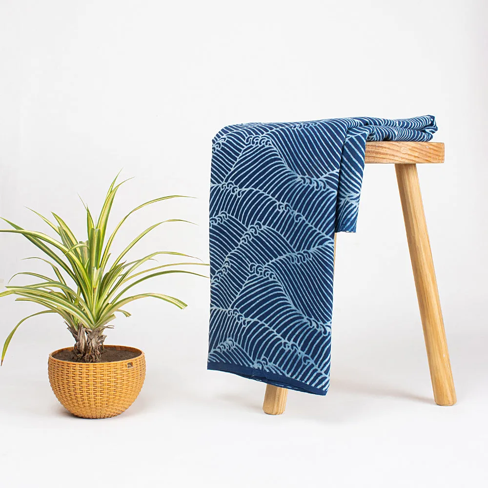 Premium Handmade Indigo Print Soft Cotton Fabric