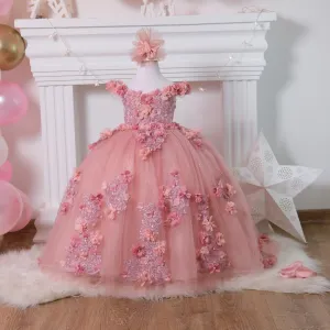 Quinceanera blush gown