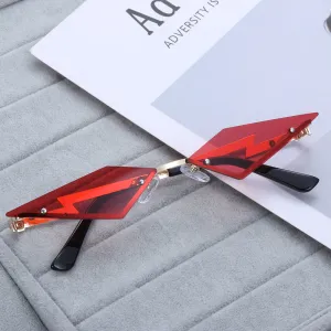 Red Diamond Shaped Sunglasses