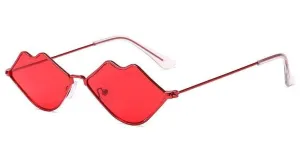 Red Lip Shaped Sunglasses