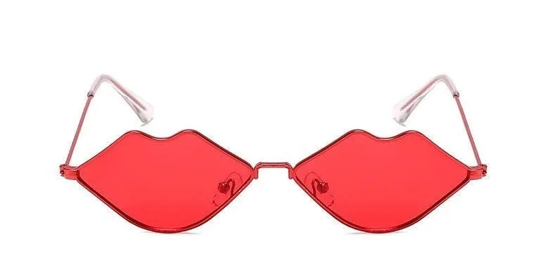 Red Lip Shaped Sunglasses