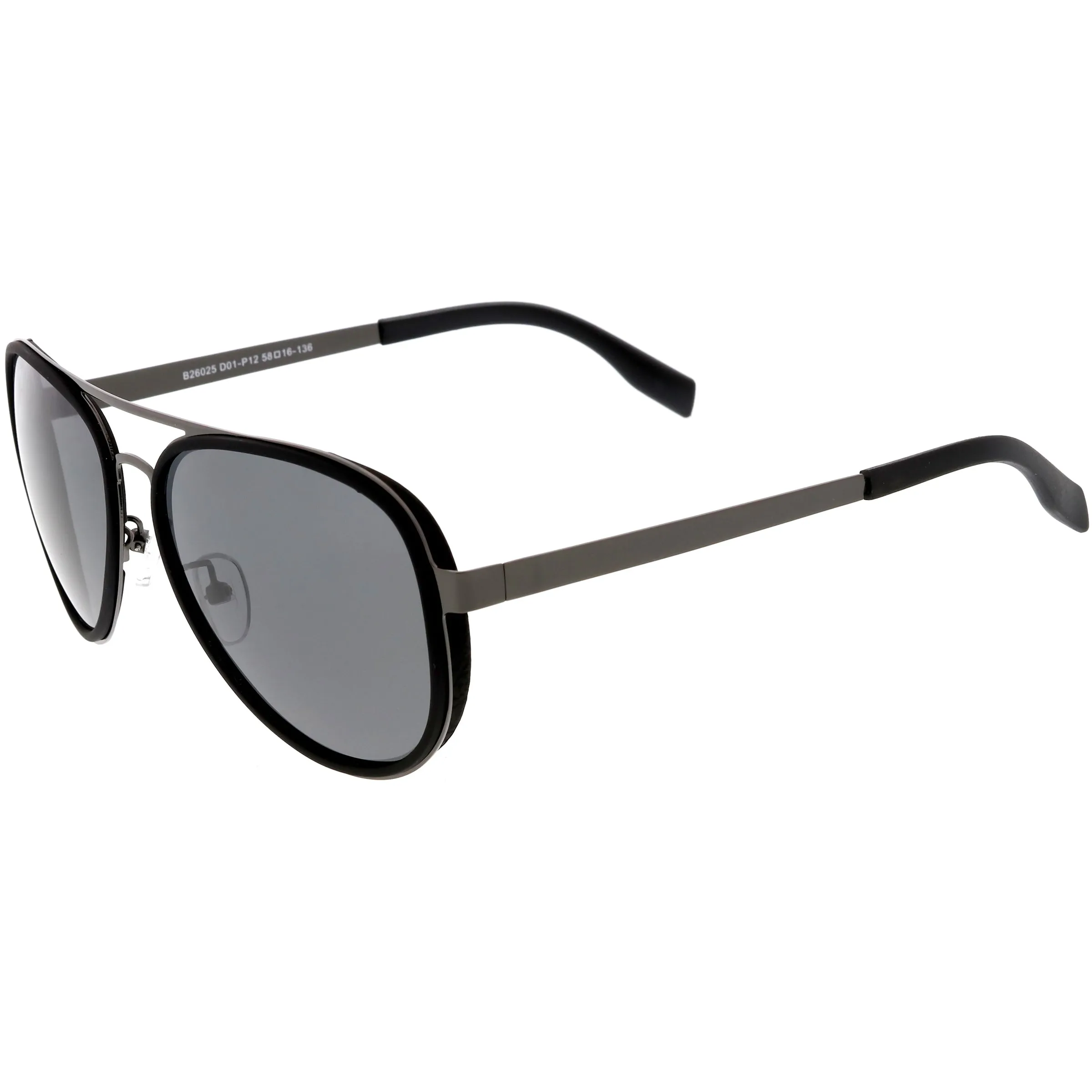 Retro Modern Polarized Premium Thin Aviator Sunglasses C885